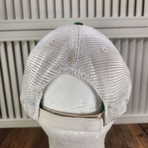 John Deere Hat Cap Strap Back Green Embroidered Farmer Farm Mens Tractor Field - Picture 5 of 10